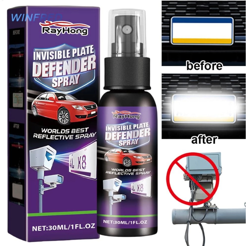 Número Da Placa De Licença Do Carro Spray Corretivo Invisível Revestimento Transparente Casaco lameintbr