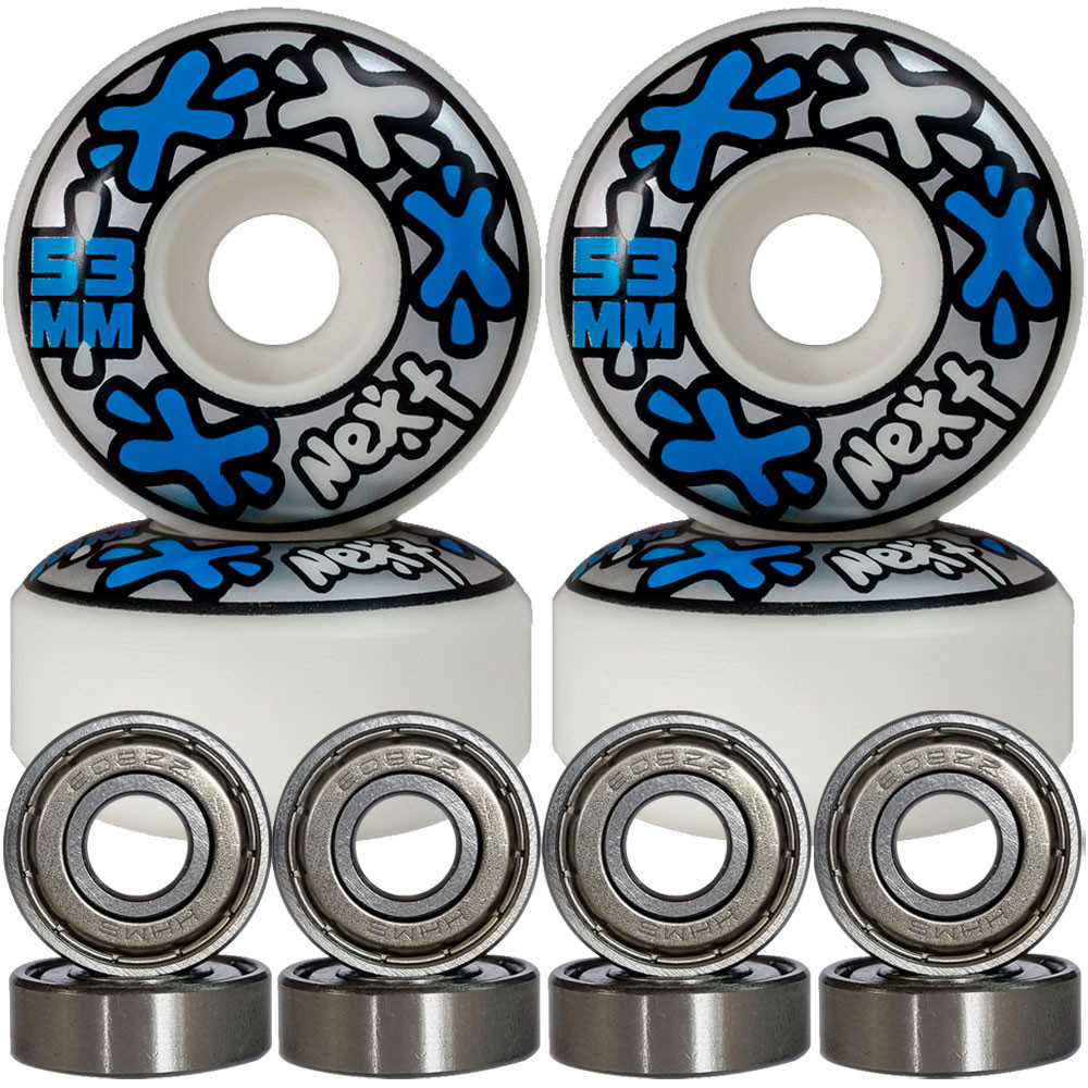 Roda Next 2 Fabricação Moska 53mm Profissional 101A + Brinde