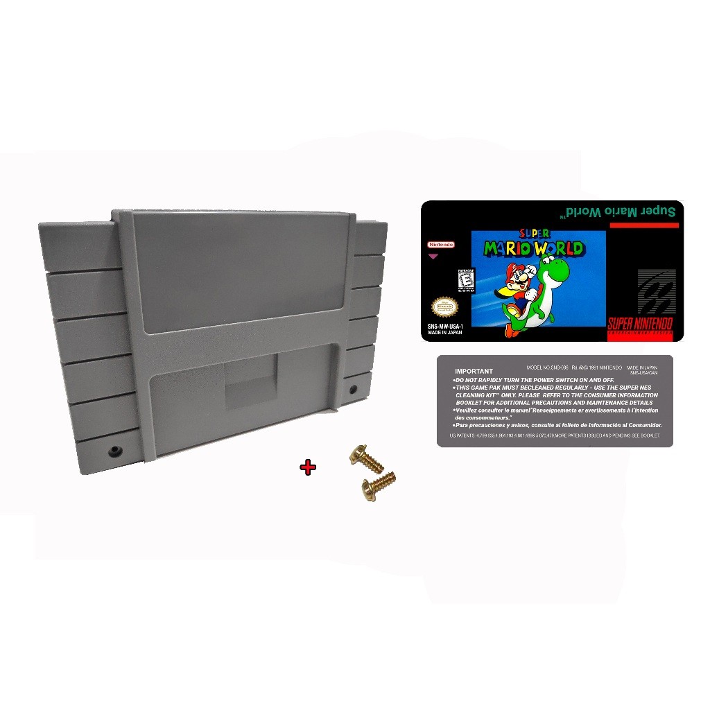 Case com labels e parafusos 4 unidades