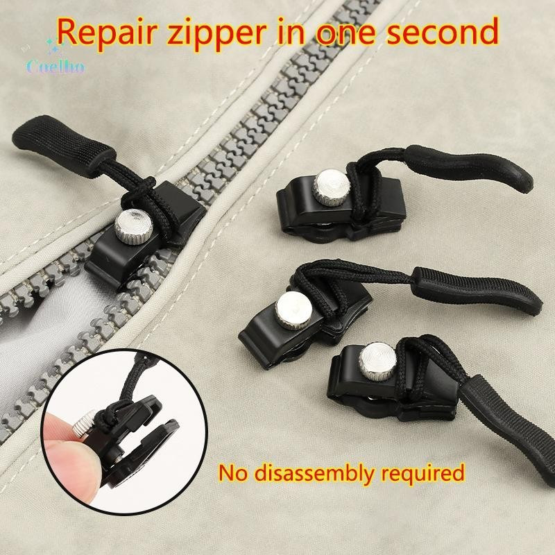 Kit De Reparo De Zíper Universal Kit De Reparo De Zíper DIY Substituição Saco Fivela Cabeça Removível