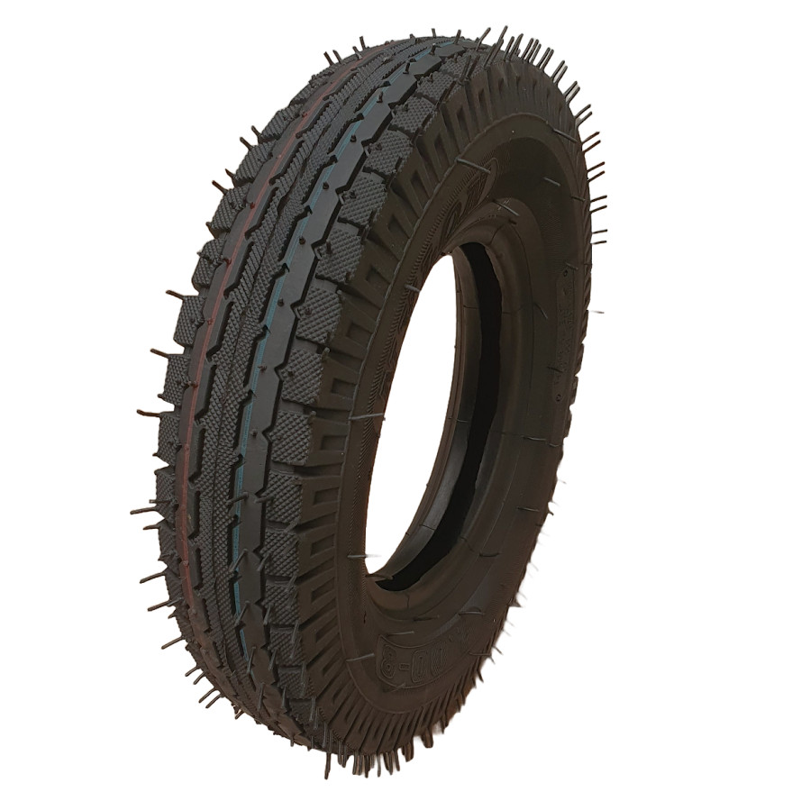 Pneu Reforçado 4.00-8 P/ Girica Plataforma Carga Mini Carga Manual 4 Lonas