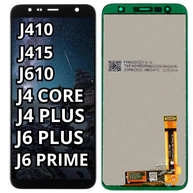 Frontal Tela Display Lcd Touch Compativel  J4 Plus J6 Plus J4 Core J410 J415 J610 - A Pronta Entrega