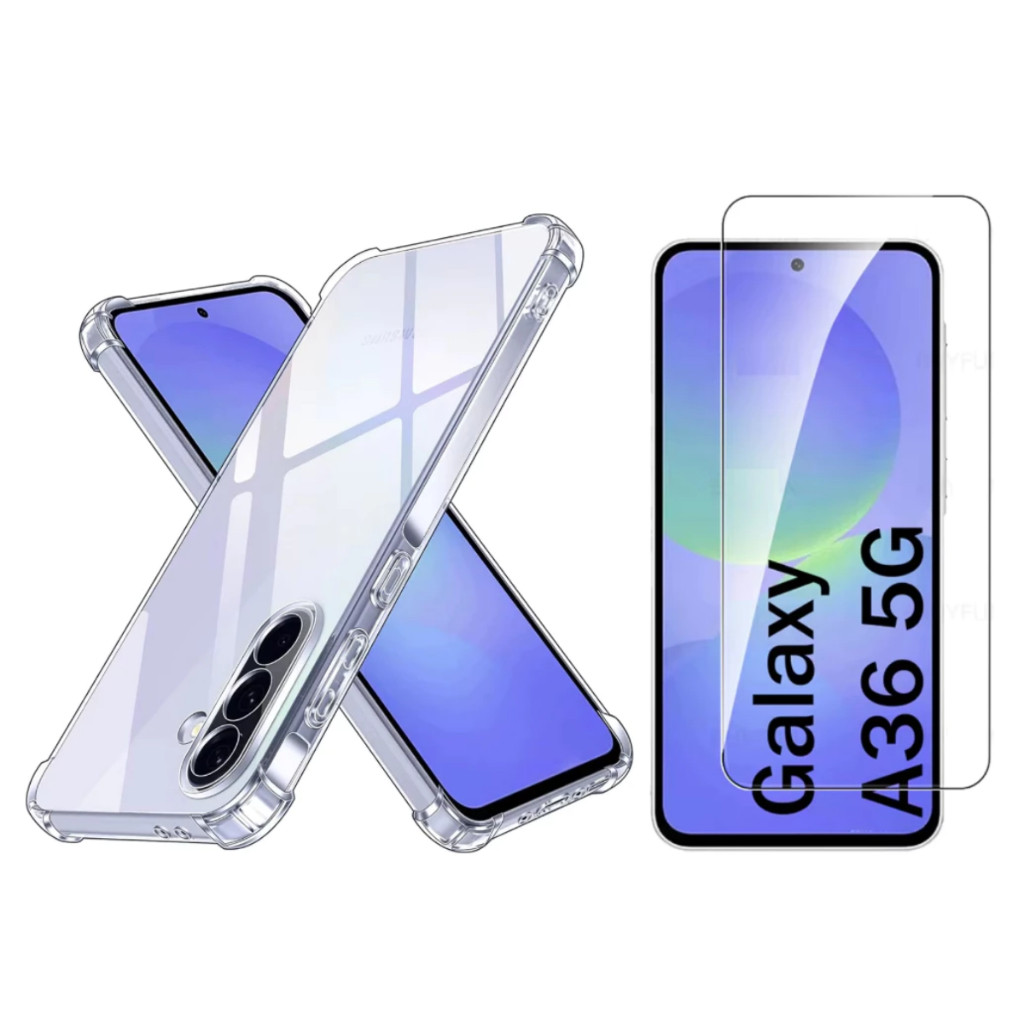 Capa Case Capinha Anti Impacto Compatível Com Galaxy A36 5G + Película 3D Vidro Temperado