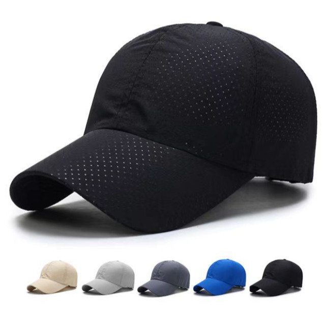 Boné LISO Tactel Casual Respirável Baseball Secagem Rapido Spring Summer New Handsome Outdoor