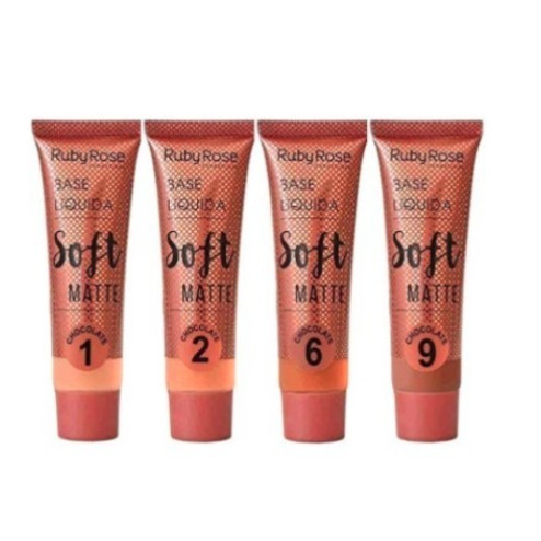 Base Líquida Soft Matte Chocolate HB8050 Ruby Rose