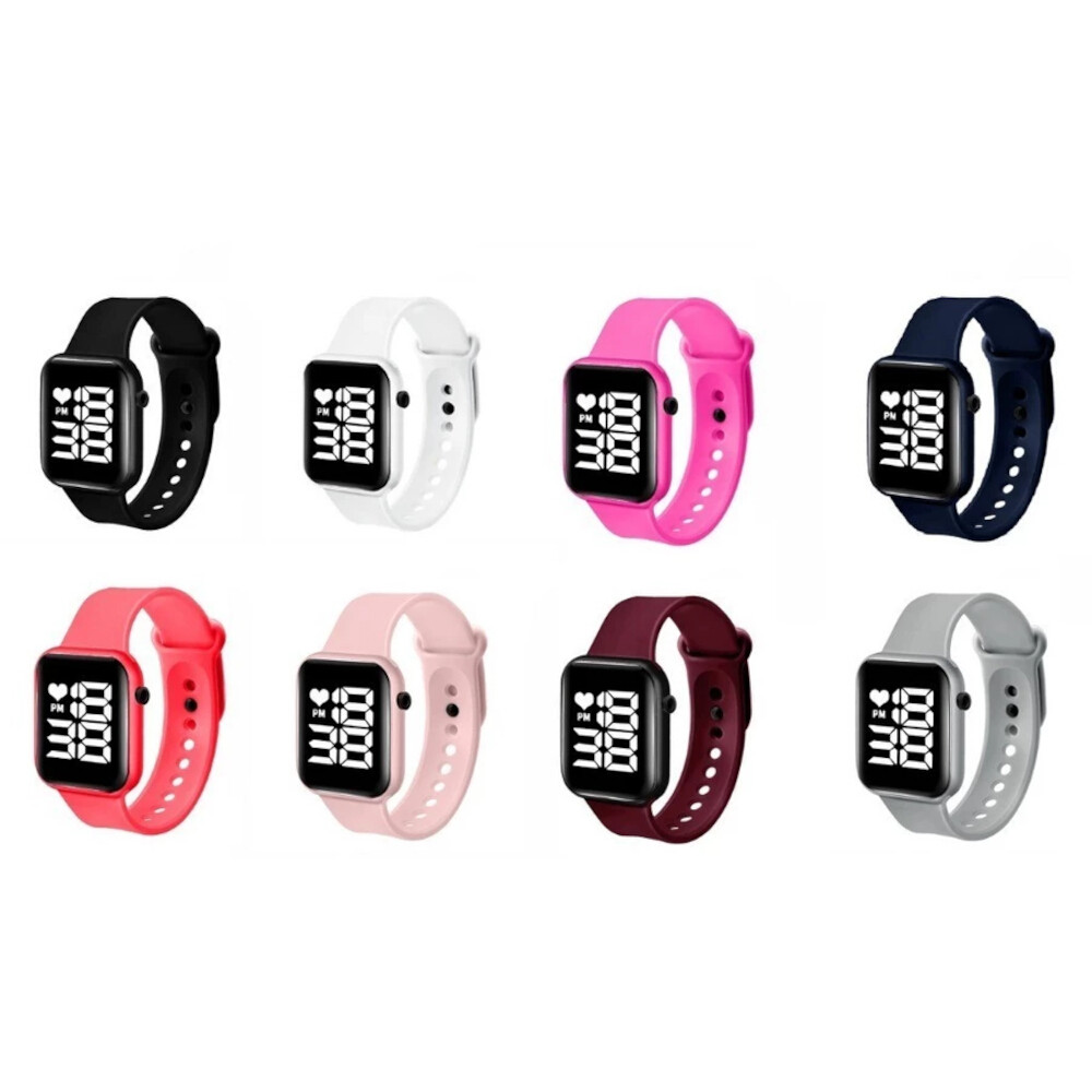 [W9] Relógio Esporte Led digital à prova d'agua unissex esportivo da moda original watch