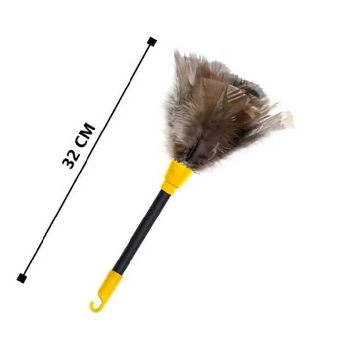 Espanador Com Pena De Peru 32cm N20