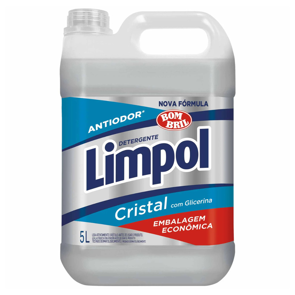 Detergente Líquido Cristal 5l Limpol Bombril