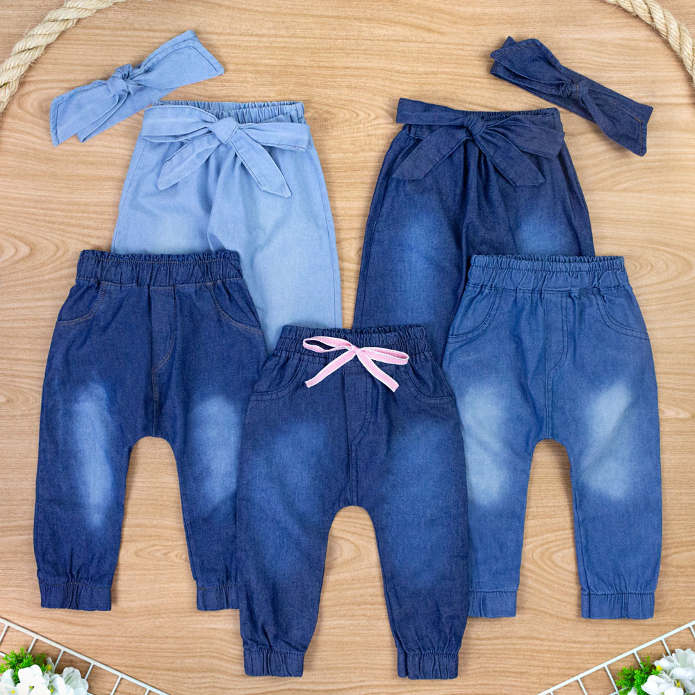 Calça Jeans Jogger para Bebê - Conforto e Estilo Moderno