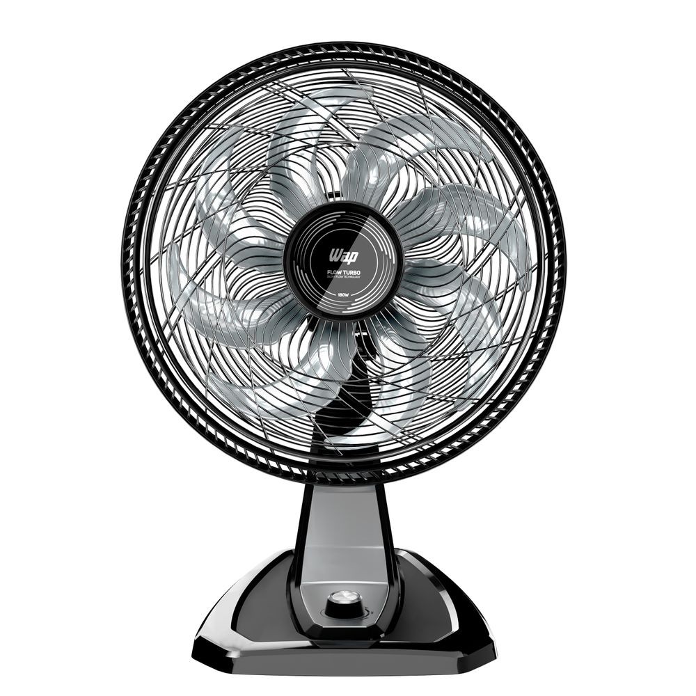 Ventilador WAP Flow Turbo 8 Pás 180 W 50 cm, 220V – Mesa e Parede, 3 Velocidades, Selo Procel