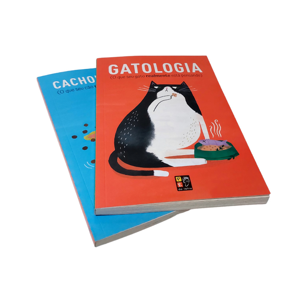 Kit com 2 Livros - Gatologia e cachorrologia