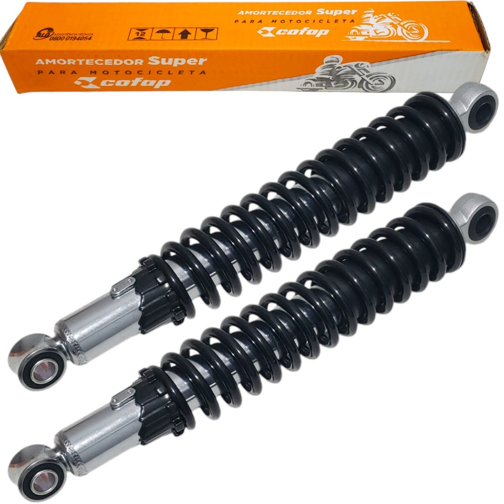 Par Amortecedor Traseiro Cofap Bishock Honda Cg 125 Fan Titan Es Ks 2000 A 2012
