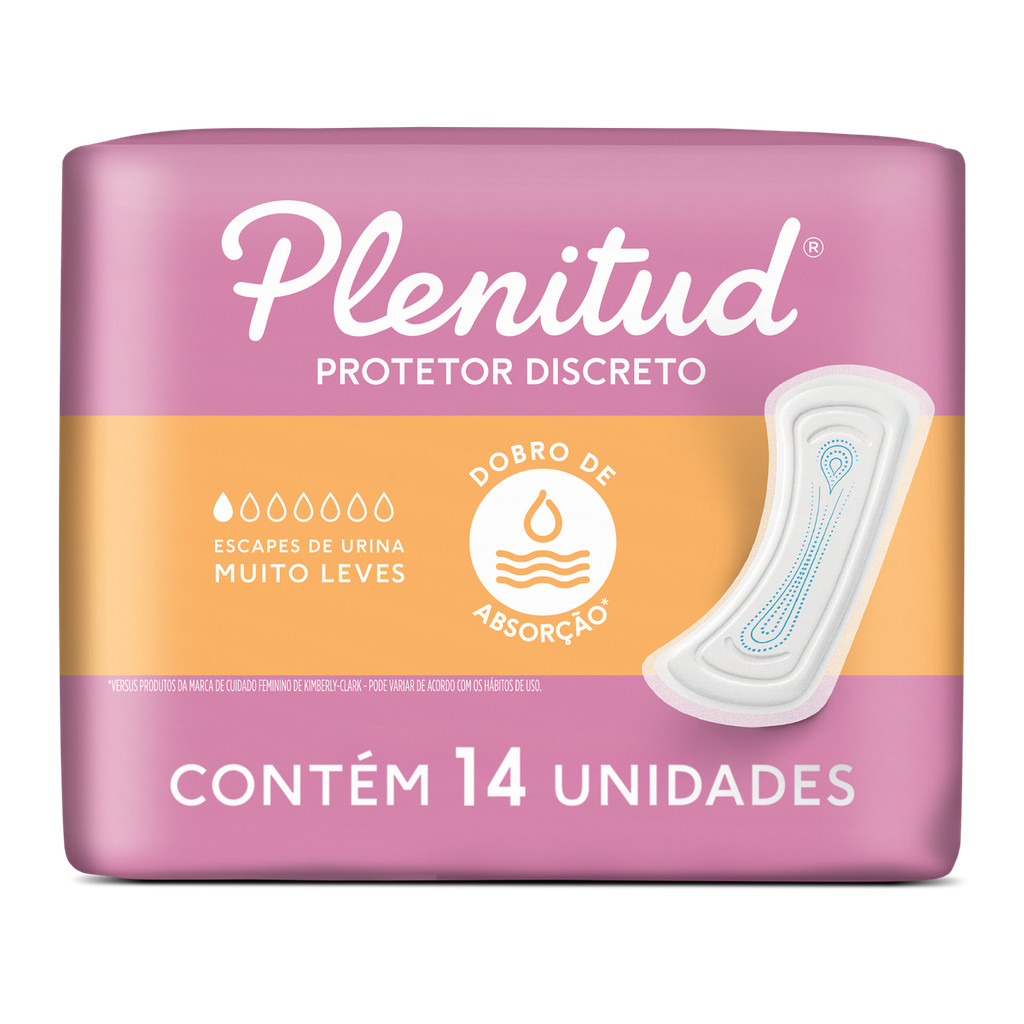 Protetor Discreto Plenitud Femme para Escapes de Urina