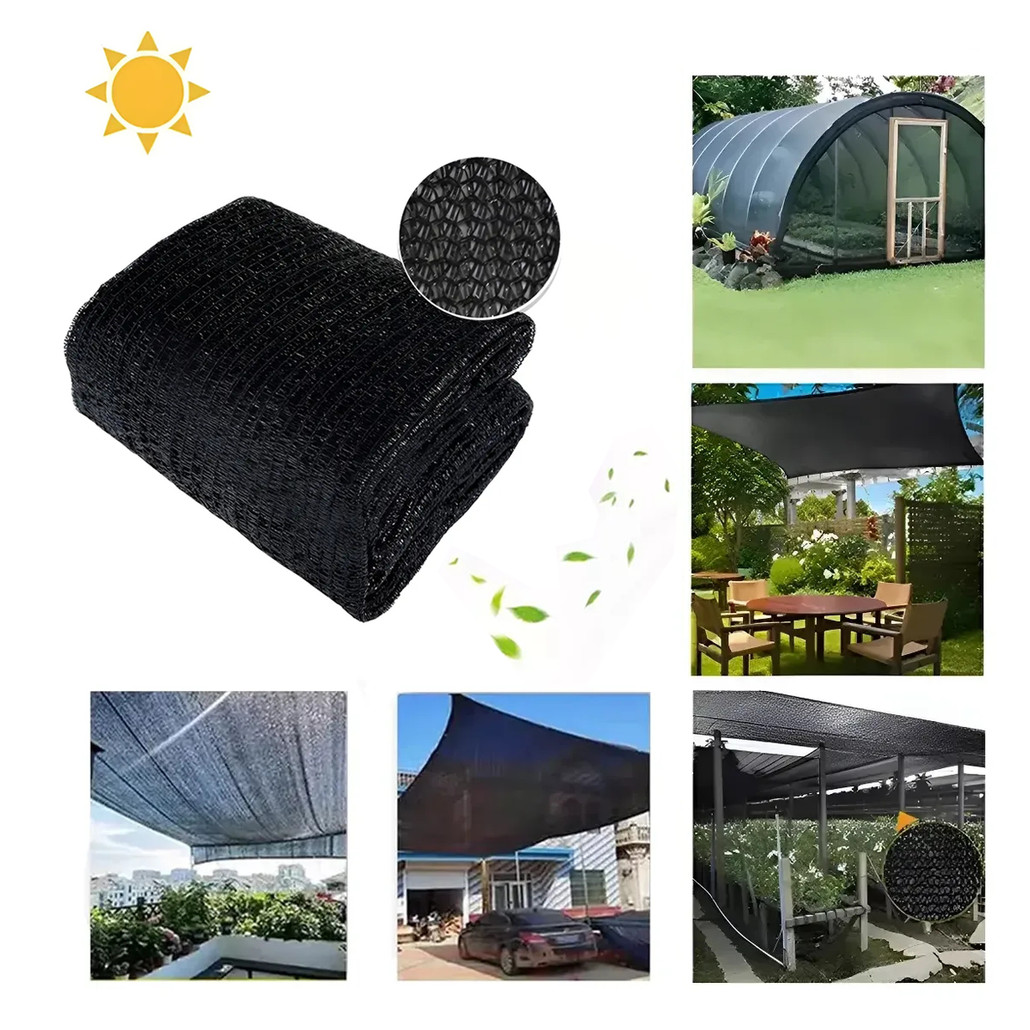 Tela Sombrite 70% 4,5x10m a 4,5x20m Estufa Mudas Sombreamento para Horta Cultivo Garagem Pergolado