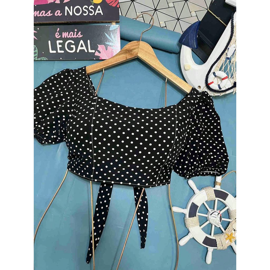 blusas de com boga estampan  novo manga cutra
