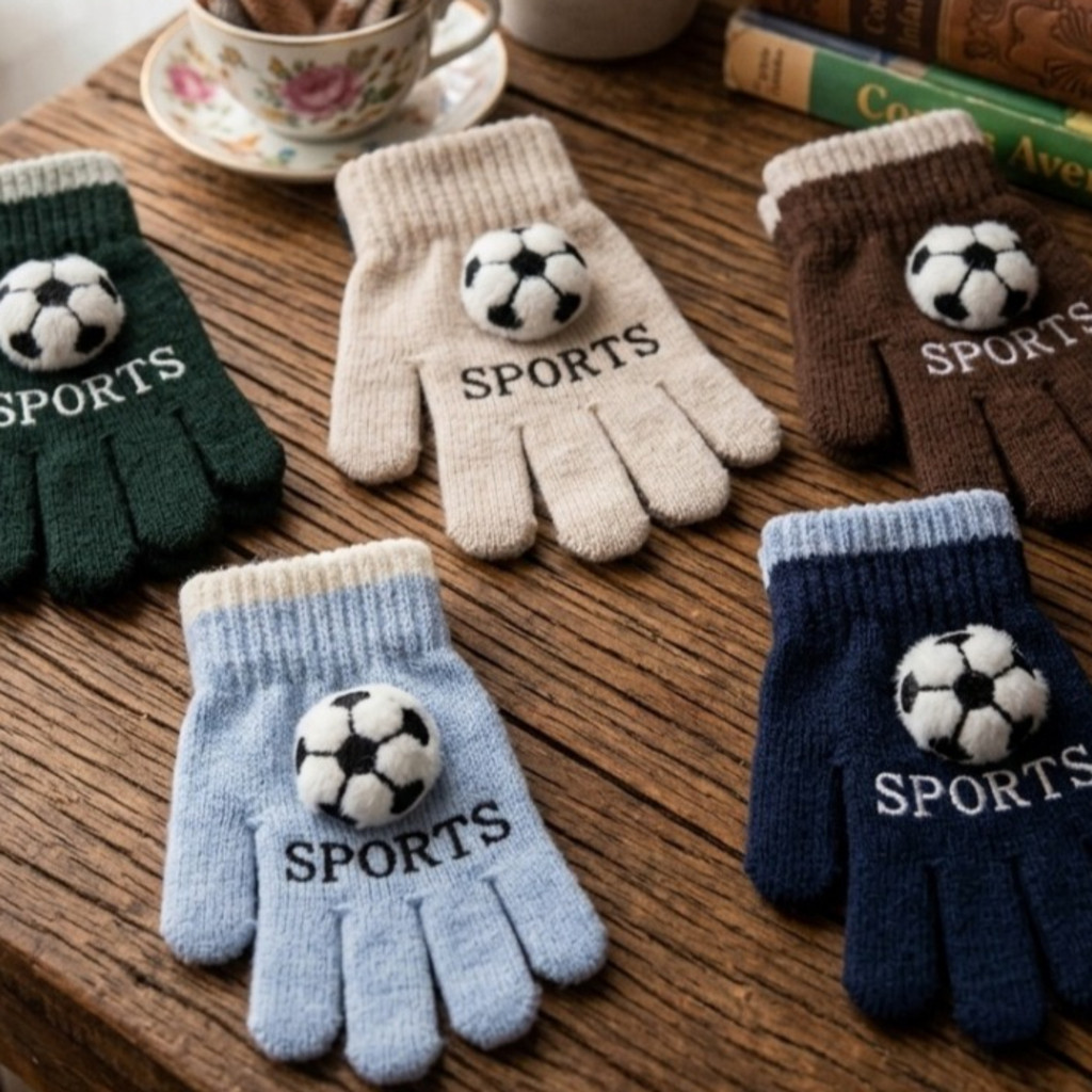  Luvas Infantil Super Quentinhas de Lã – Toque Macio, Ajuste Perfeito e Estilo Fofo Para o Frio