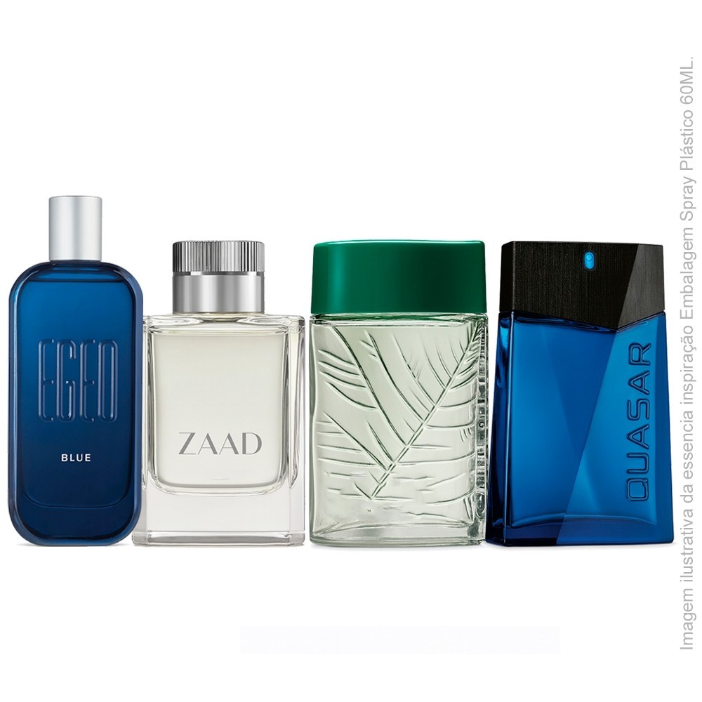 KIT 4 PERFUMES MASCULINOS NACIONAIS FIXAÇÃO PREMIUM