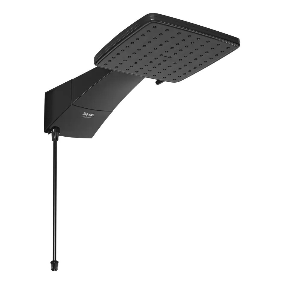 Ducha eletrônica Zagonel quadratta 7700w 220v Black  (DQDEL77220BL03)
