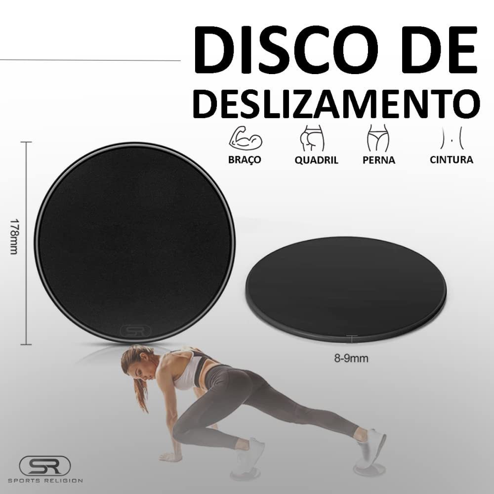 Par Disco De Deslizamento Slide Funcional Deslizante