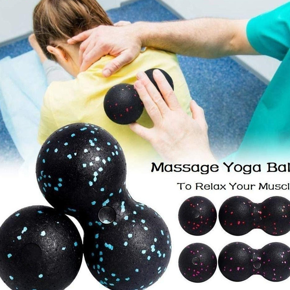 Kit Conjunto De Bolas De Amendoim Fascia Treinamento Massagem Profunda Para Liberação De Ponto De Gatilho Myofascial