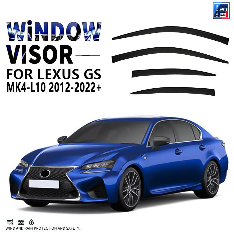 Adequado para lexus gs janela viseira espelho retrovisor chuva sobrancelha lexus gs janela viseira pronto estoque alta q