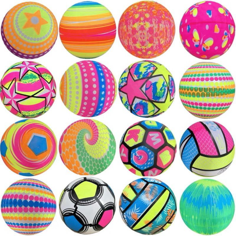 Bola Futebol de Leite Unidade Cores Variadas Criança Leve Bebe  KIT COM 5 VARIADAS