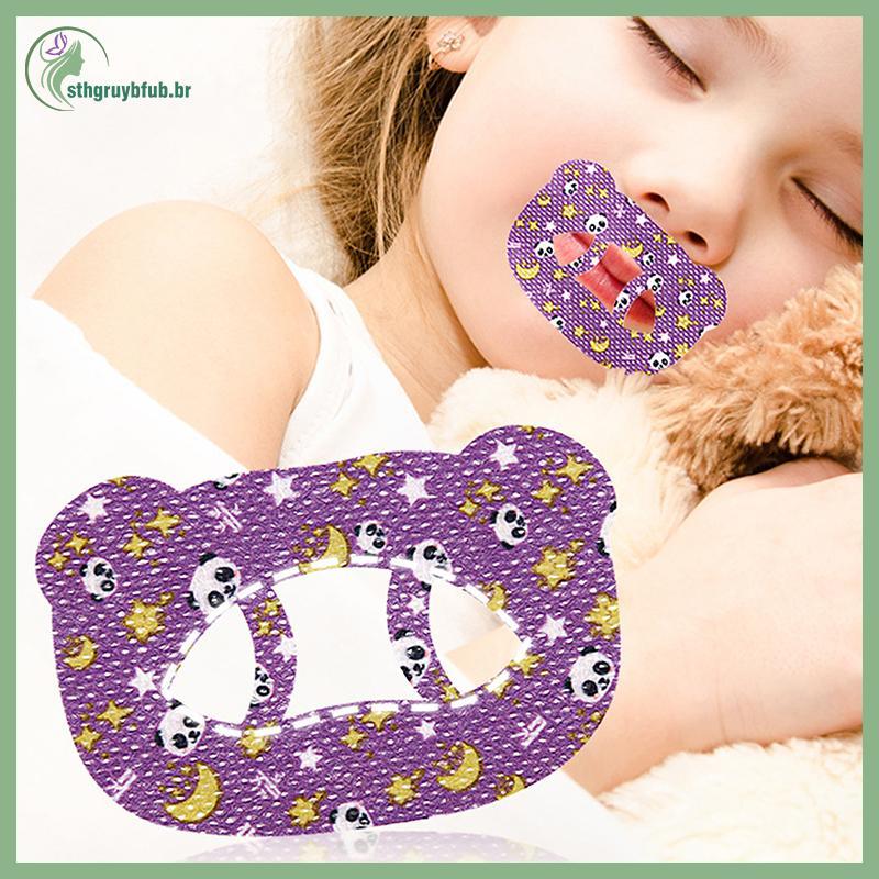 STHB Anti Ronco Stier O Shaped Bear Cartoon Mouth Patch Uso Noturno Para Reduzido Respirável Adultos E Crianças BR