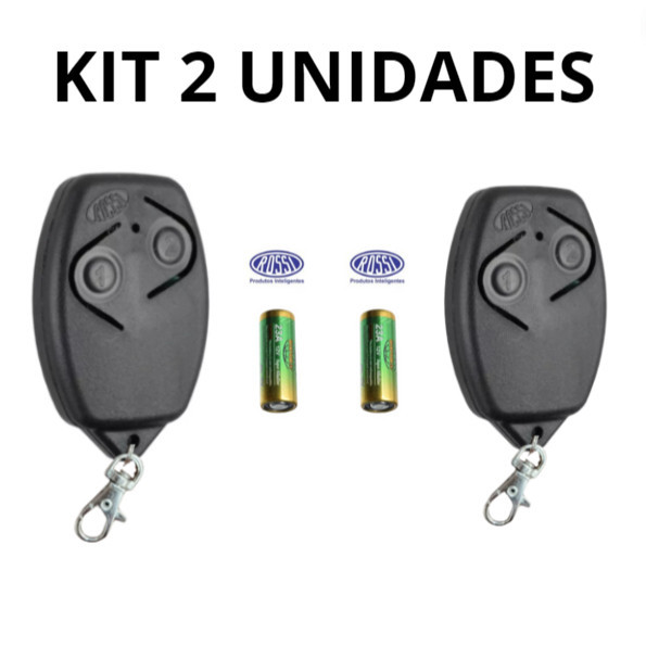 Kit 2 Unidades de Controle Remoto de Portão Rossi 433mhz