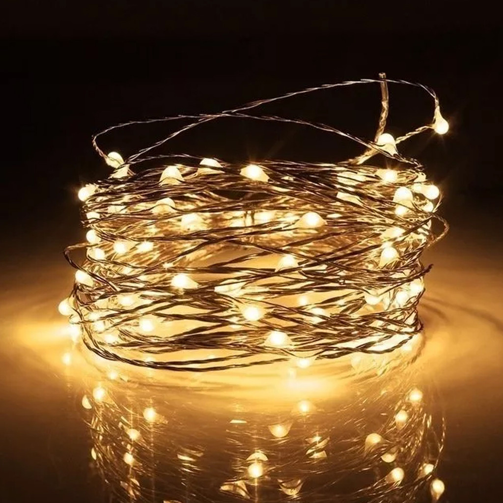 Fio Luzes de Fada LED 5 Metros – Decoração de Natal