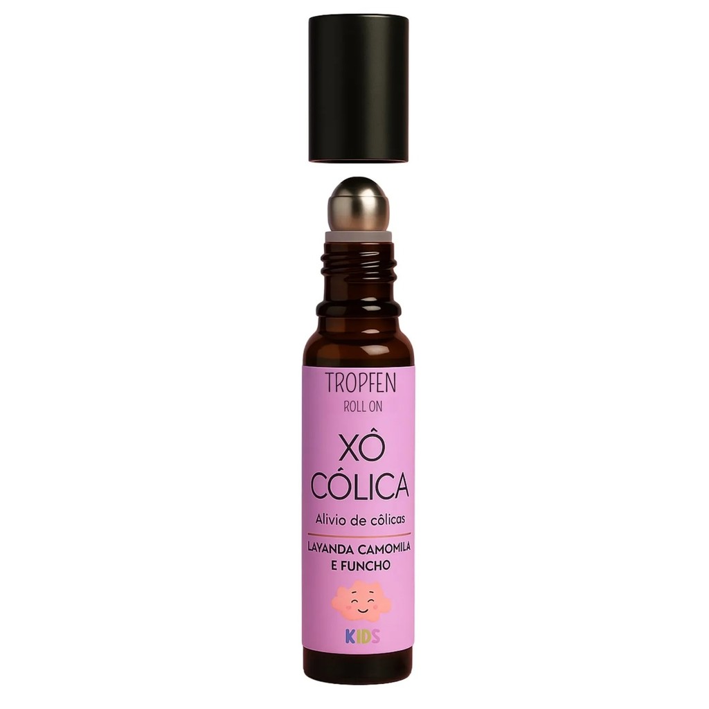 Blend Infantil Xô Cólica com Óleos Essenciais em Frasco roll on 10 ml