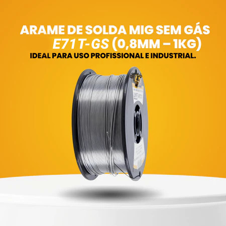 Arame Solda Mig Sem Gás Stein 0,8mm 1Kg