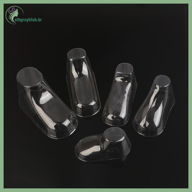 STHB 10 Pçs Claro PVC Criança Botas Vitrine Suporte Quadro Pés Molde De Sapato De Plástico Do Bebê Maca Meias Expositor 
