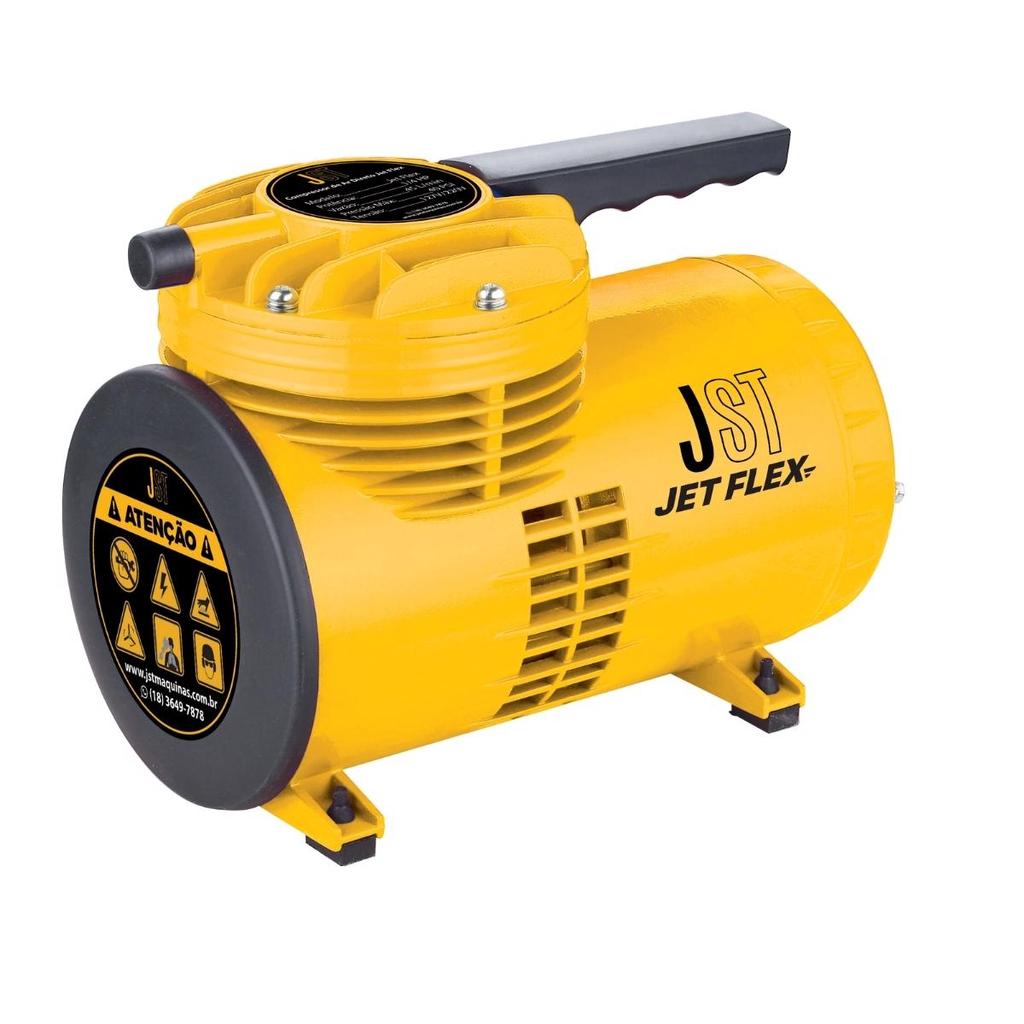 Compressor de Ar Portátil Jet Flex 1/4HP com Pistola JST