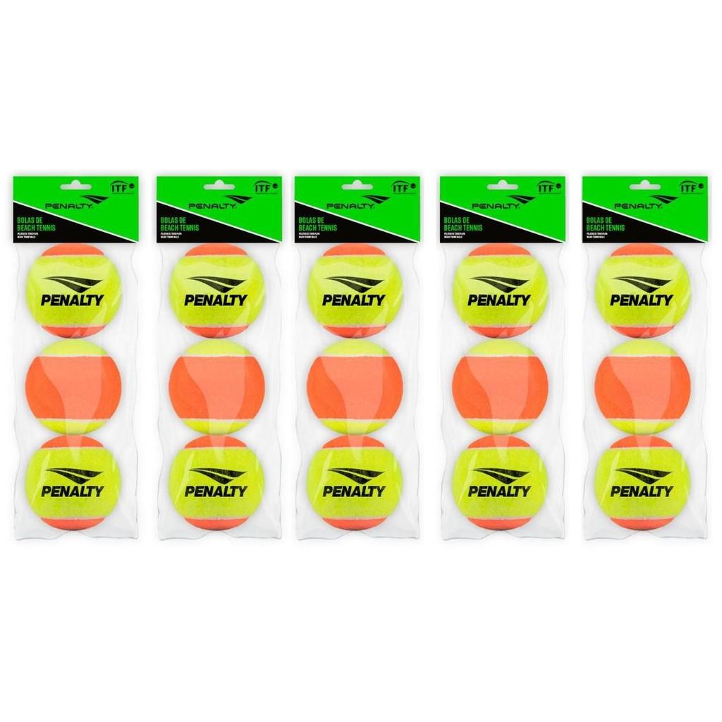 Kit 15 Bolinhas Penalty Beach Tennis