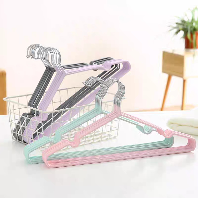 Cabides Roupas Metal Emborrachado 10 20 30 Peças Slim Kit