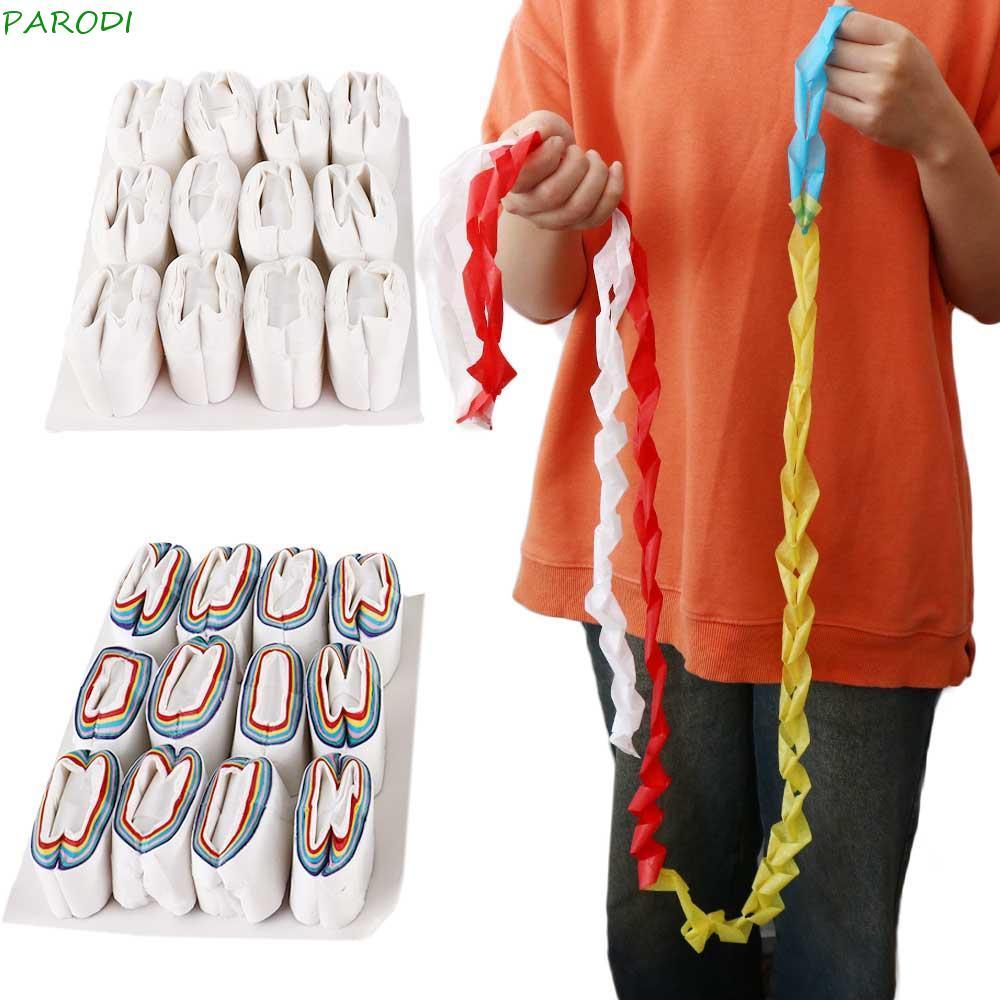 PARODI Papel De Puxar A Boca Truques Mágicos De Brinquedos Engraçados Suprimentos Multicolor Streamers De Da Mágica