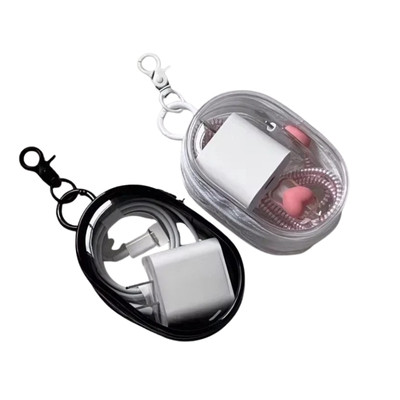 Bolsa Chaveiro Transparente  – Organizador de Acessórios