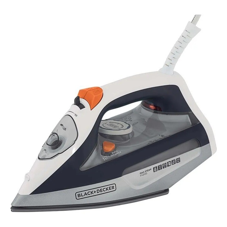Ferro de Passar Roupa Black+Decker FX3100 com Vaporizador 220V