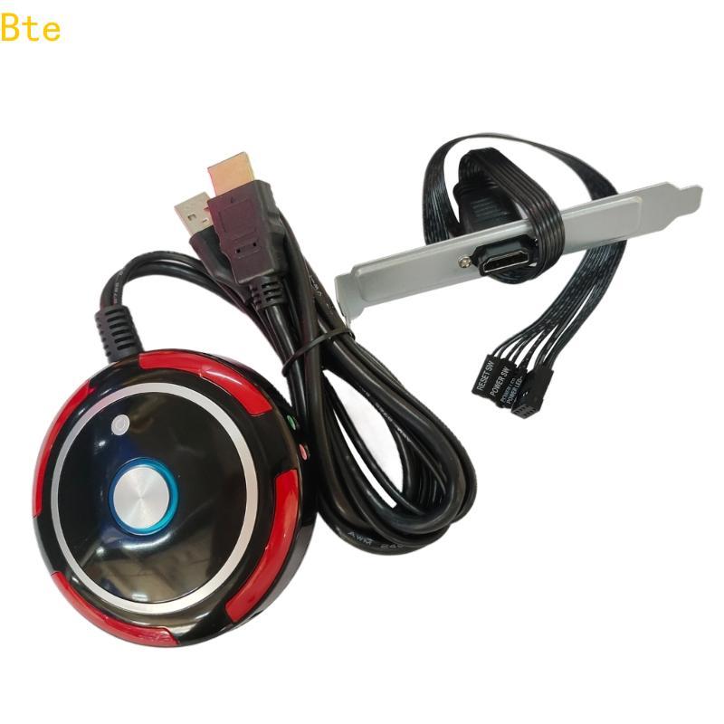 Interruptores Controle Energia Bte Desktop PC Duas Portas USB2 0 E Áudio Para Cafés Jogos Uso Doméstico