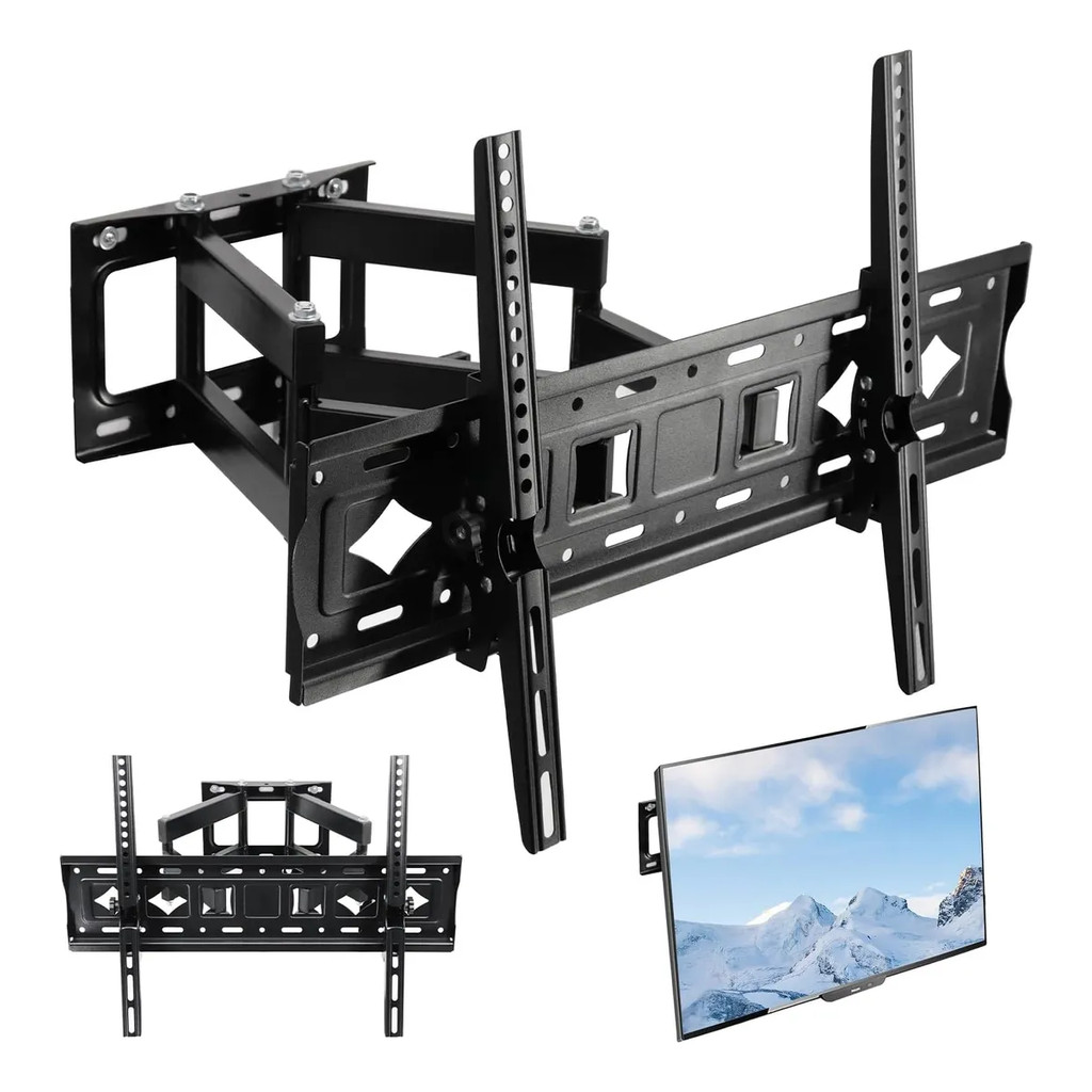 Suporte De Parede Para Tvs Multiarticulado 32 A 80 Pol Preto