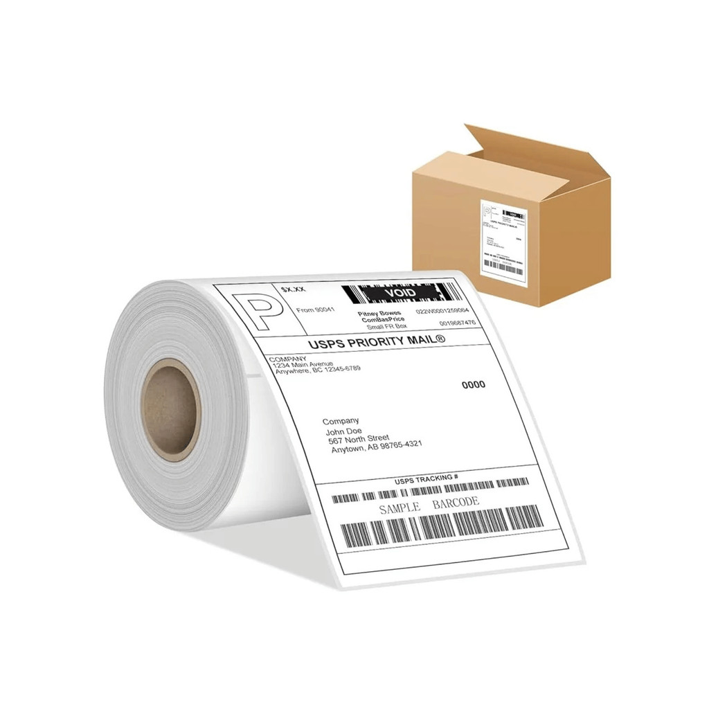 Etiqueta Térmica 10x15 E-commerce Serrilhada Rolo 200 Etiquetas