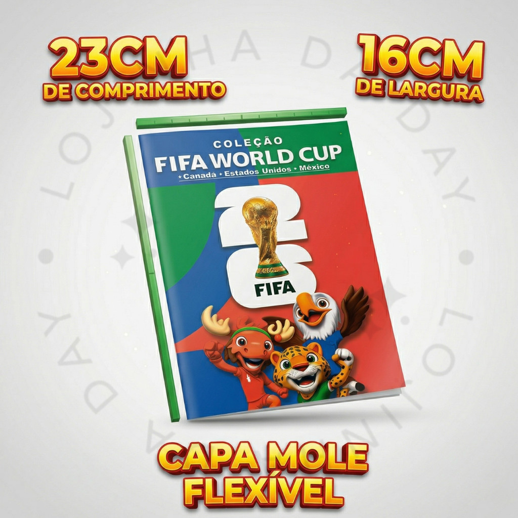 Álbum de Figurinhas Copa 2026 NÃO OFICIAL ou Unidades Pacotes Colecionáveis Futebol