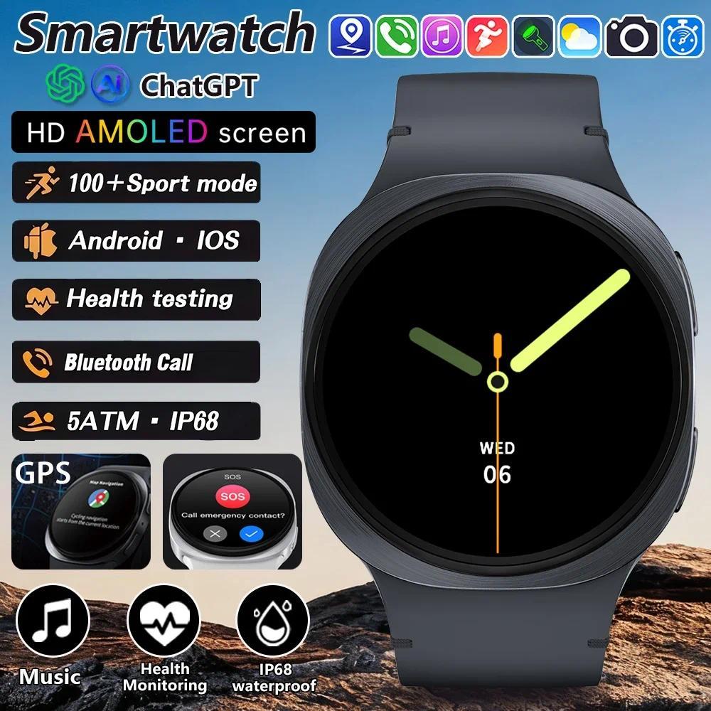 2026 Samsung Relógio 8 Rastreador GPS SmartWatch À Prova Dwaterproof Água Para Homem Mulher Esporte Freqüência Cardíaca