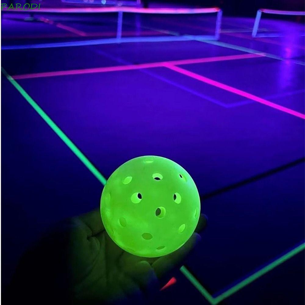 Bola De Pickleball Luminosa Paroidi , Luz Verde Durável LED Iluminada , Tamanho Oficial