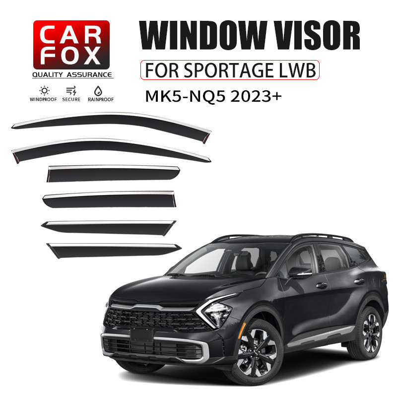 Adequado para Kiashi correndo bloco de chuva espelho retrovisor chuva sobrancelha SportageKX5Windowvisor