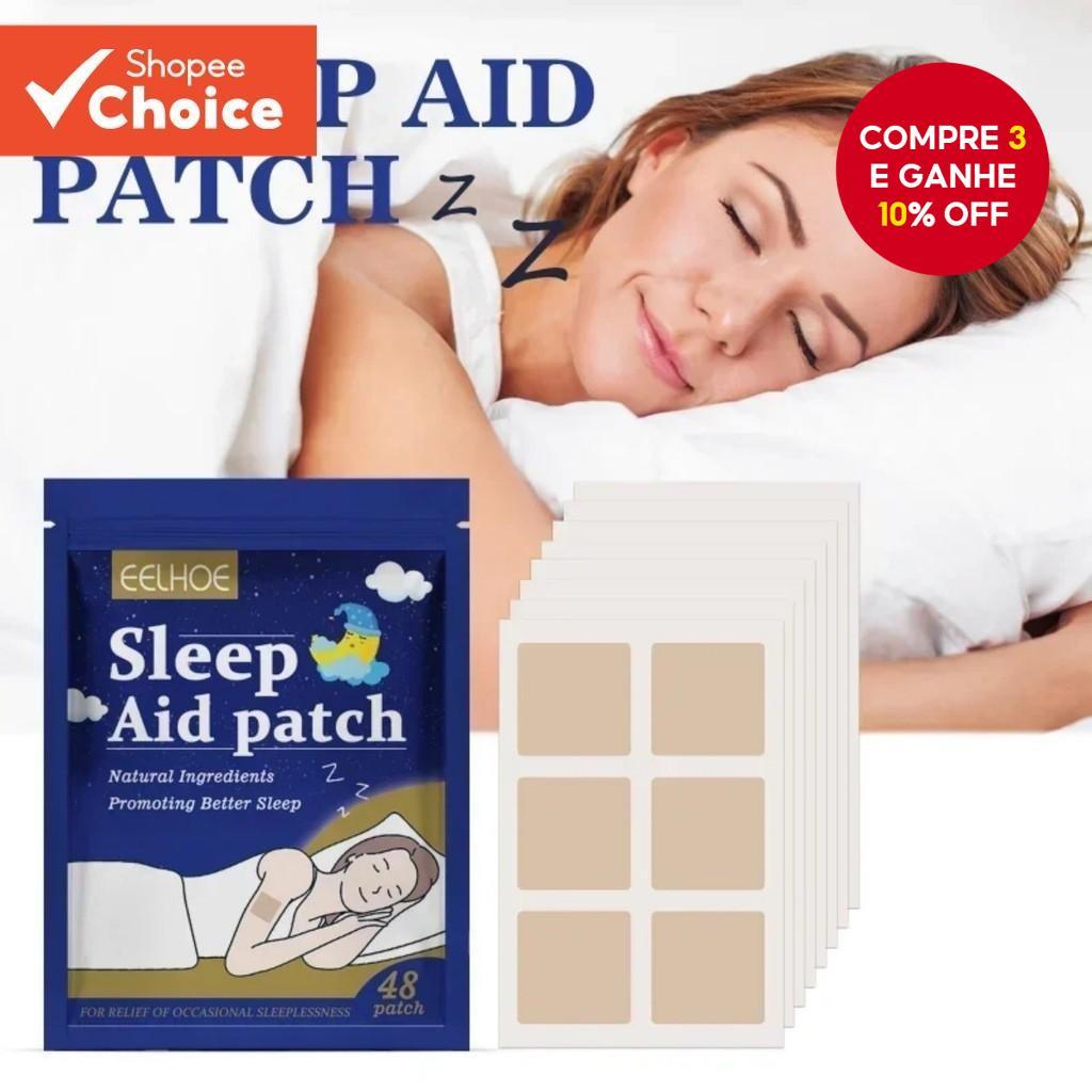 48 Peças De Adesivo Para Dormir Profundo , Puro E Natural , Eliminação De Insônia , Fácil De Usar Confortável