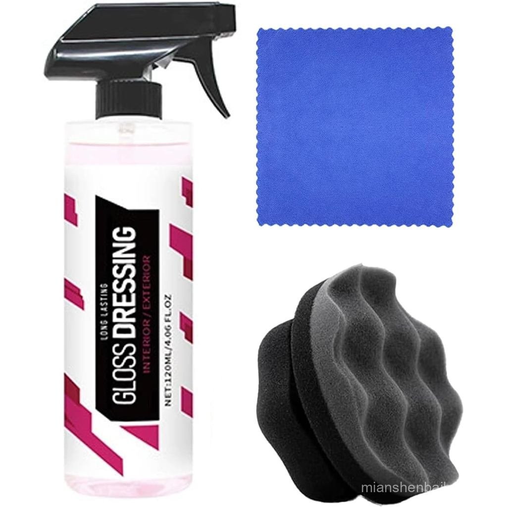 Gloss Dressing for Floor Mats, Gloss Dressing for Detailing, Gloss Dressing - Plastic, Plastic Restorer for Cars Ceramic