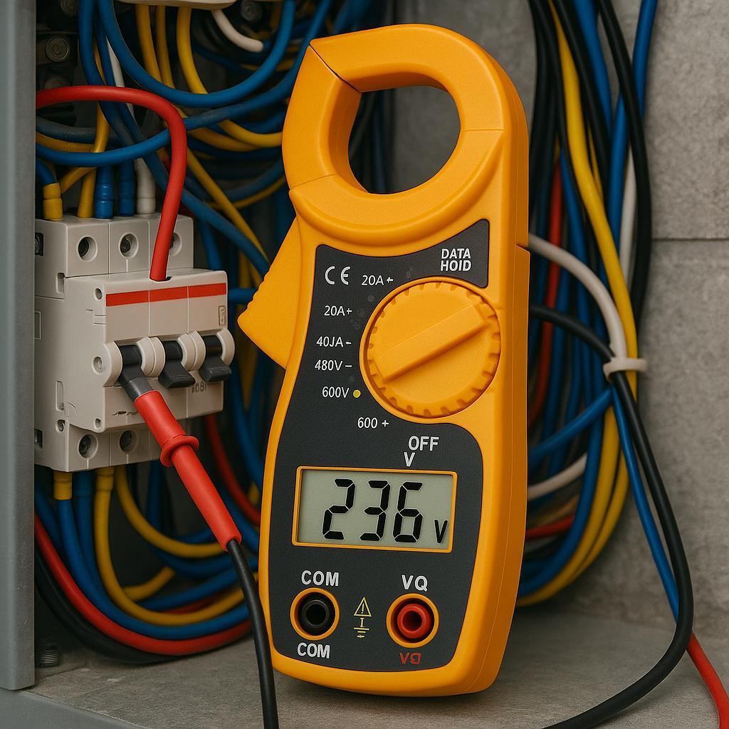 Multímetro profissional | Alta corrente + display de altíssima precisão，Ideal para instalações elétricas, fácil de usar