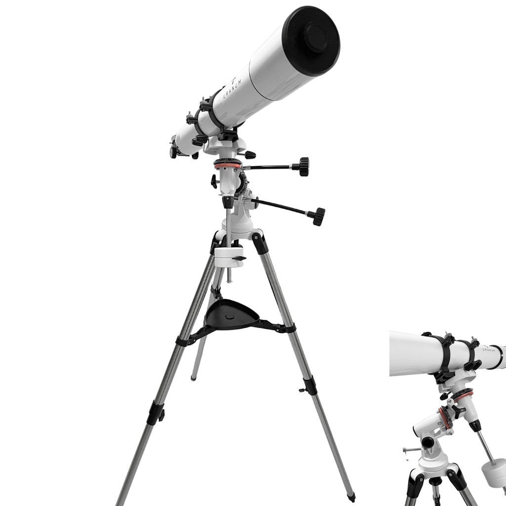 Telescópio Refrator 80/900mm Observação Do Espaço Astronômica Montagem Fácil Exploração Uranum