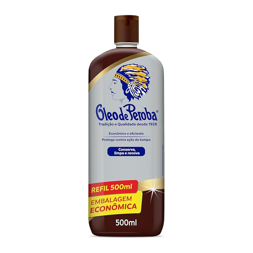 Óleo de Peroba King 500ml Restaurador e Conservador para Móveis de Madeira Brilho Duradouro